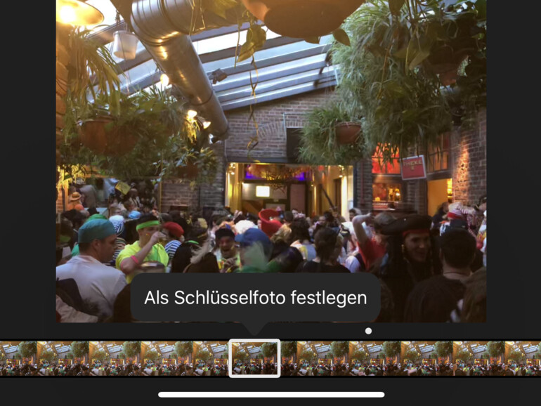 Die Live-Fotos erlauben dir, einen besseren Moment für die Aufnahme zu wählen.