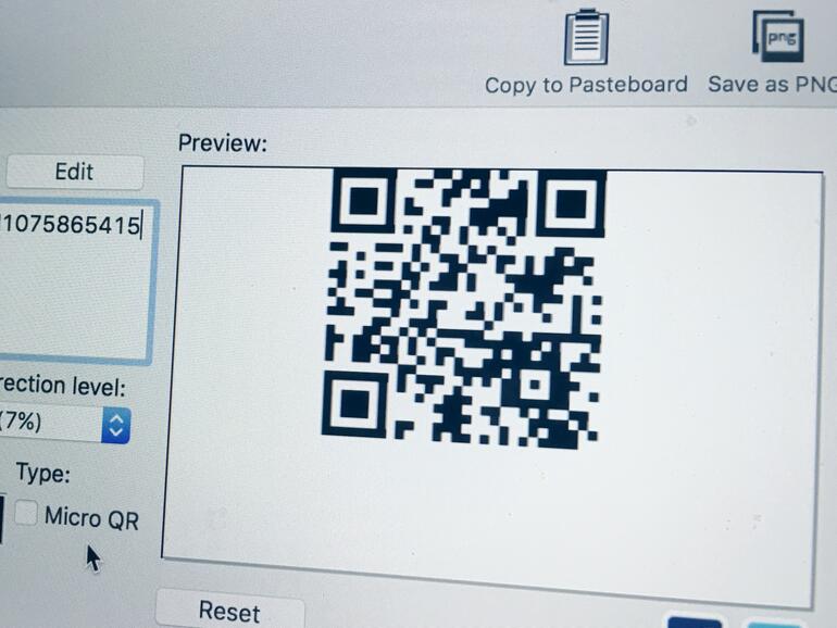 Über QR-Codes kann man verschiedene Funktionen abrufen