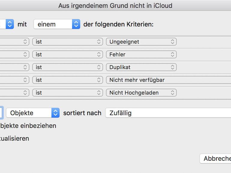 iCloud-Musik überprüfen