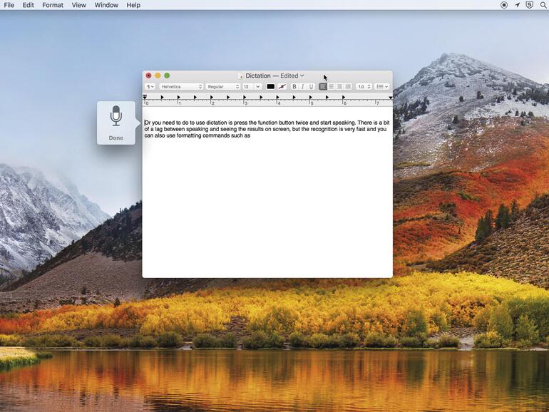 Diktate klappen besser mit der erweiterten Diktierfunktion und einem guten Mikrofon.