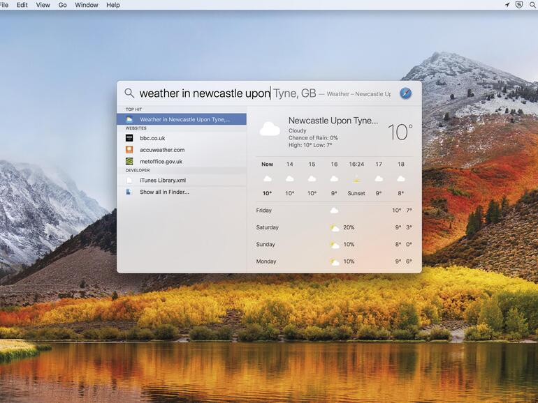 Rechnen mit Spotlight