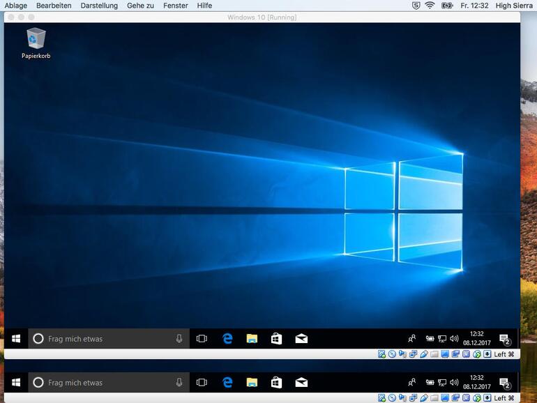 Windows 10 in Virtualbox