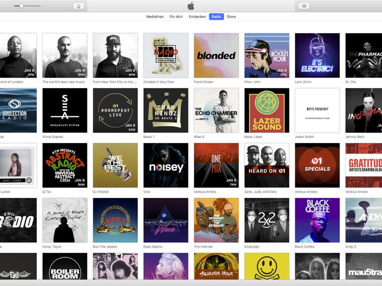 Radiostationen in Apple Music