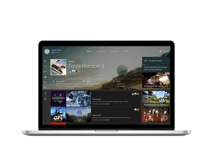 Xbox One Game Streaming mit One Cast am Mac