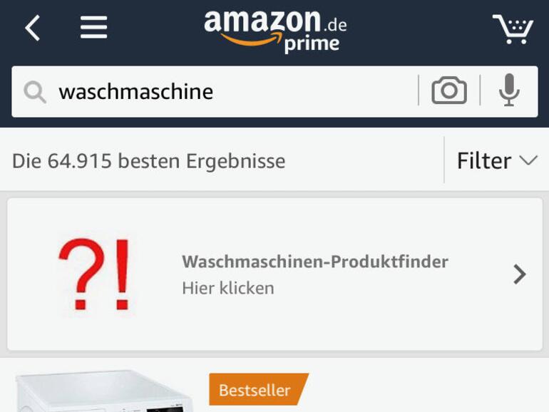 Natürlich haben auch Großanbieter wie eBay und Amazon eigene Apps.