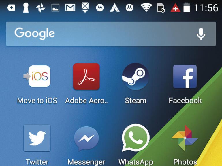1 Stellen Sie sicher, dass Sie mit einem WLAN verbunden sind und dass beide Telefone mit dem Stromnetz verbunden sind. Überprüfen Sie gegebenenfalls, ob all Ihre Android-Daten in den Speicher Ihres neuen iPhone passen.