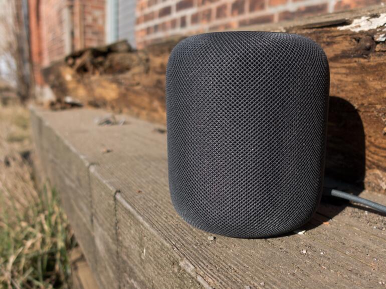 Das Design des Homepod ist schlicht und macht sich überall gut.