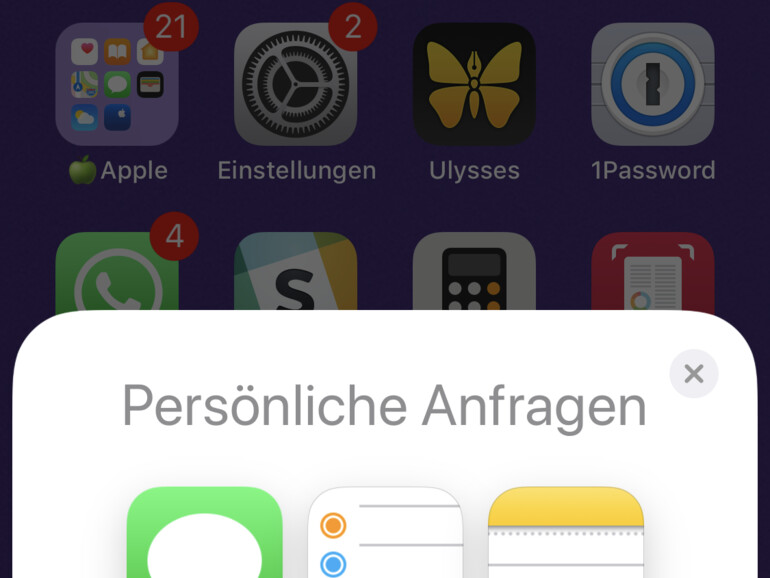 Soll der HomePod Persönliche Anfragen erlauben?