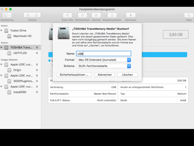 Bootfahigen Usb Stick Erstellen Fur Den Mac So Geht S