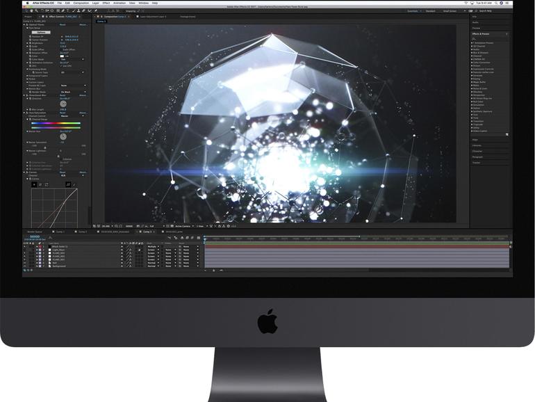 Schwarz ist das neue Silber. Und nach der Pro-Software und dem Mac Pro bekommt auch der Profi-iMac ein (fast) schwarzes Äußeres spendiert.