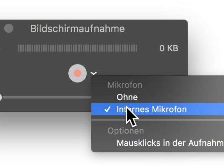 safari video aufnehmen Auf Wunsch nehmen Sie mit dem QuickTime Player Videos mit Ton vom internen Mikrofon auf.