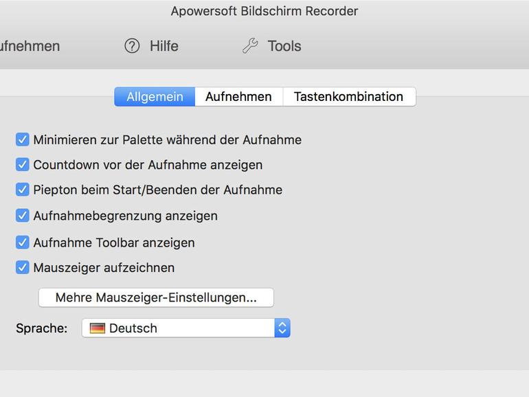 safari video aufnehmen Screenrekorder