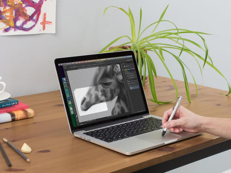 Einen Stylus können Sie auch auf Apples Magic Trackpad einsetzen