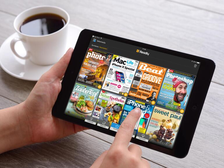 Readly auf dem iPad