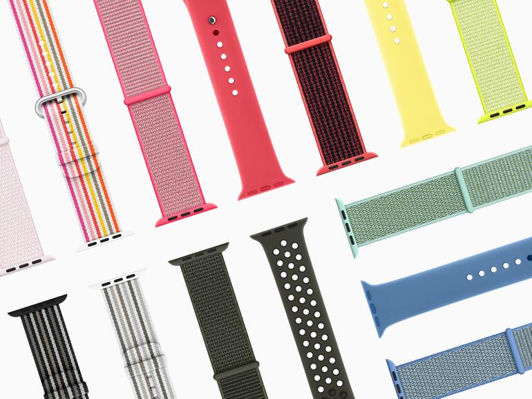 Neue Farben fürs Handgelenk: Frühlingskollektion von Apple Watch Armbändern