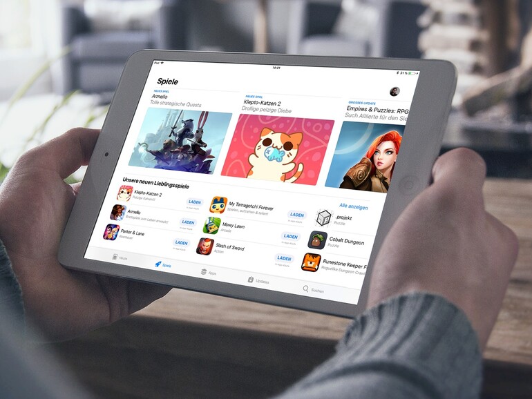 Der neue App Store rückt Spiele noch weiter in den Fokus