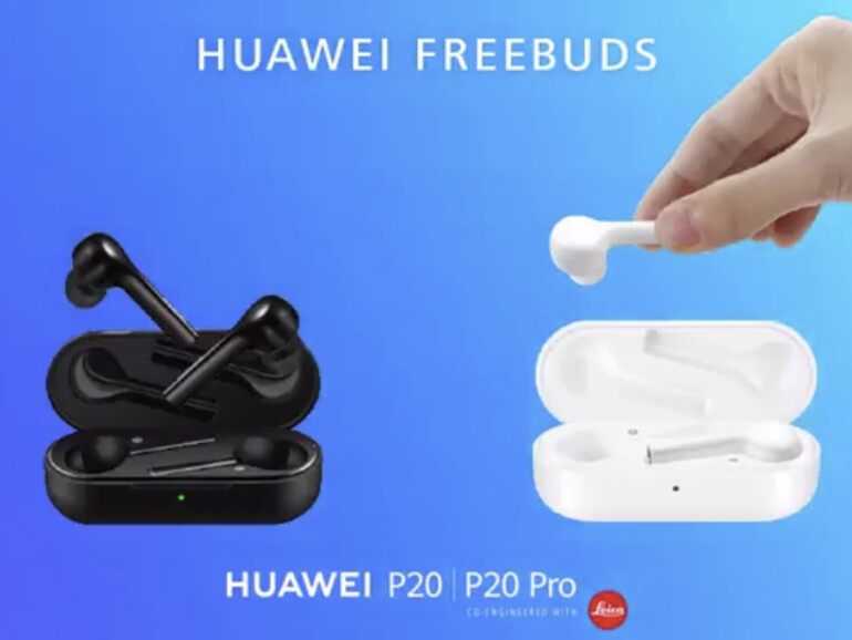 Auch die FreeBuds werden in einer Ladeschale mit Strom versorgt