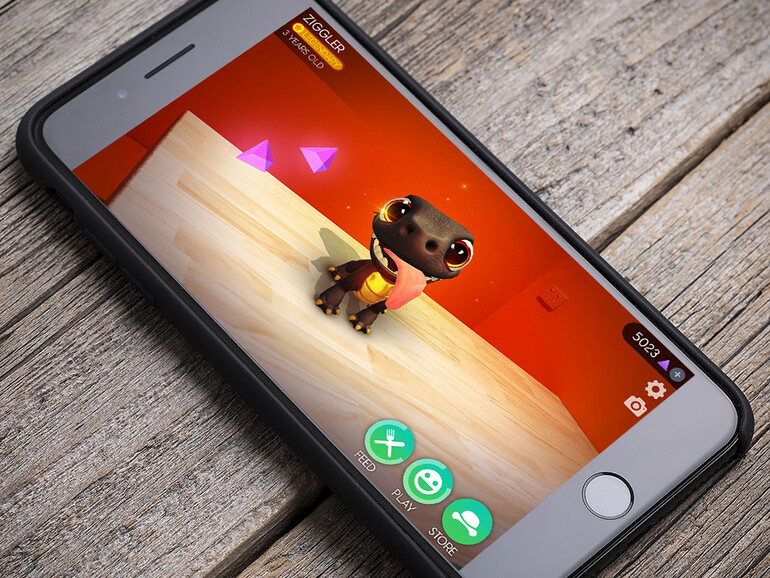 AR Dragon auf dem iPhone