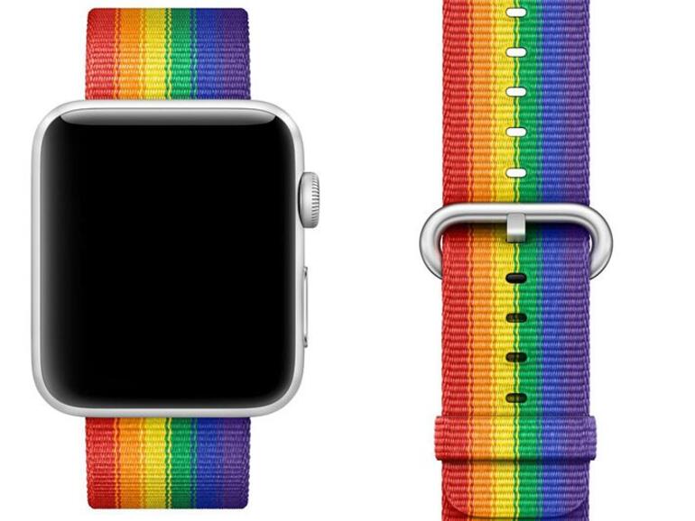 Ein Pride-Armband gab es bereits