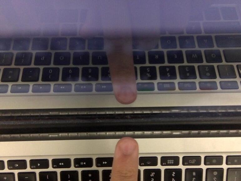 Die Software berechnet aus dem Kamerabild dann die Position des Fingers