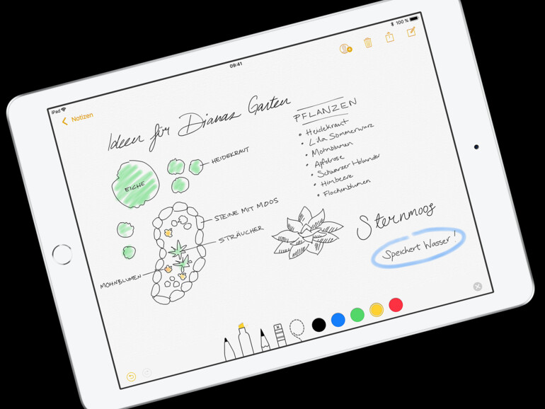 Wahre Kunstwerke werden auf dem iPad mit dem Apple Pencil möglich.