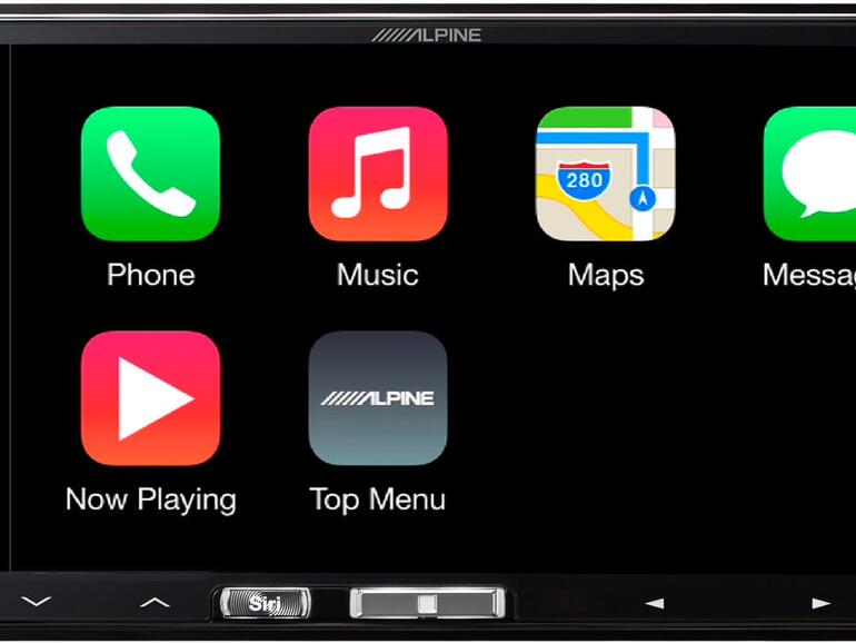 Alpine ILX 700: Fast nahtlos integriert sich das Alpine ILX 700 in die Armaturen – und sticht mit einem 18-Zentimeter-Touchscreen hervor. Auch klanglich eine gute Empfehlung für jeden, der auf CD und DVD verzichten kann.