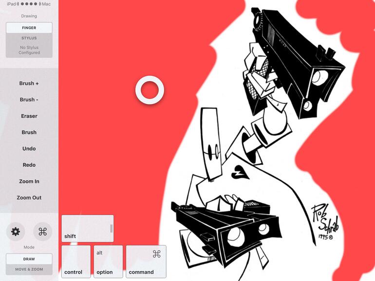 Astropad Standard auf dem iPad