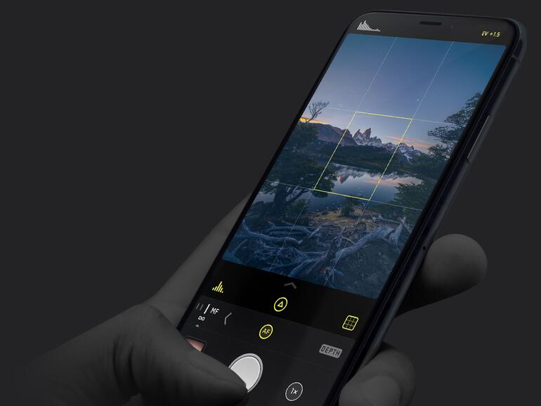 Halide Camera auf dem iPhone