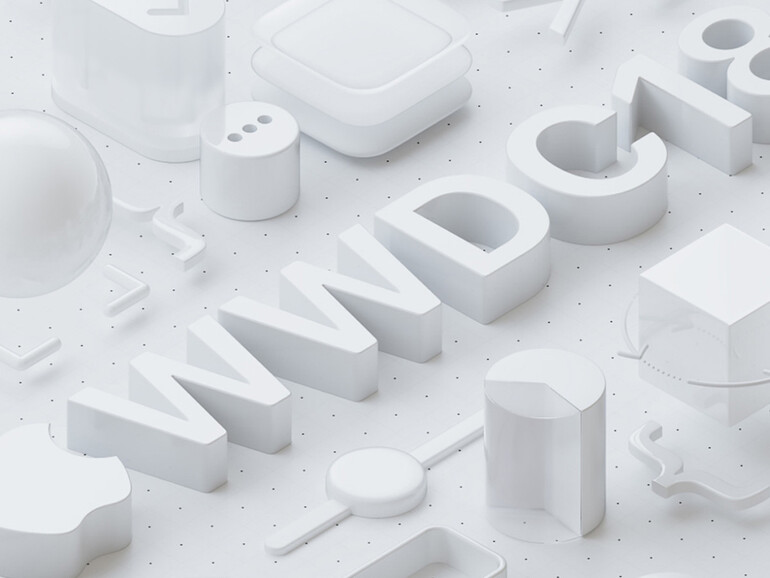 Grafik zur Einladung zur WWDC 2018