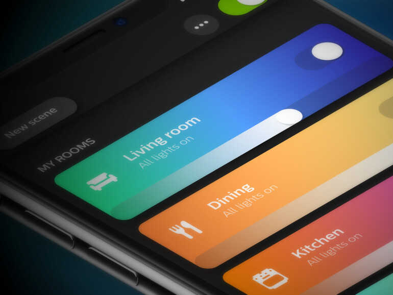 Philips Hue App auf dem iPhone