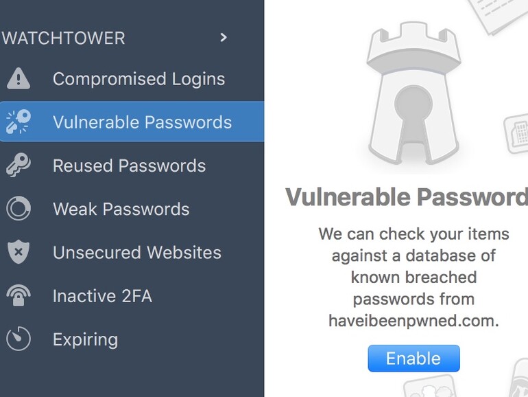 Watchtower-Funktionen