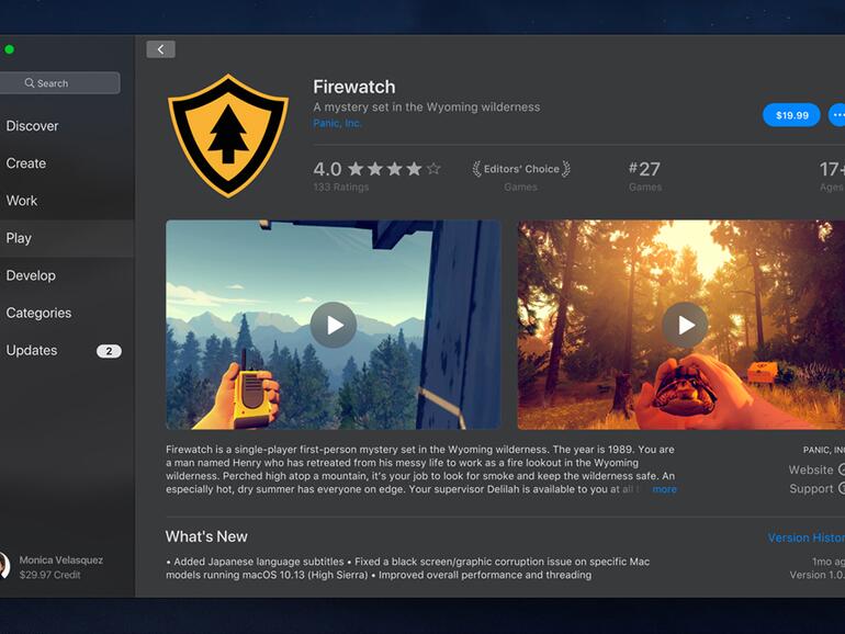 App-Infos im kommenden Mac App Store auch mit Videos
