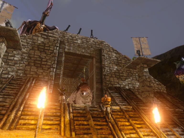 Screenshot aus ARK: Survival Evolved auf dem iPhone