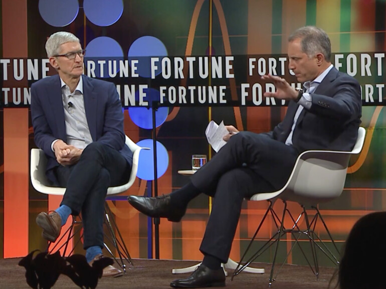 Tim Cook auf Management-Veranstaltung von Fortune