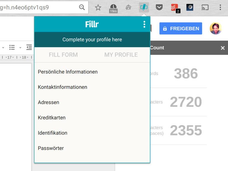 Fillr liegt auch als iPhone- und iPad-App vor, Safari- und Firefox-Versionen sind in Arbeit.