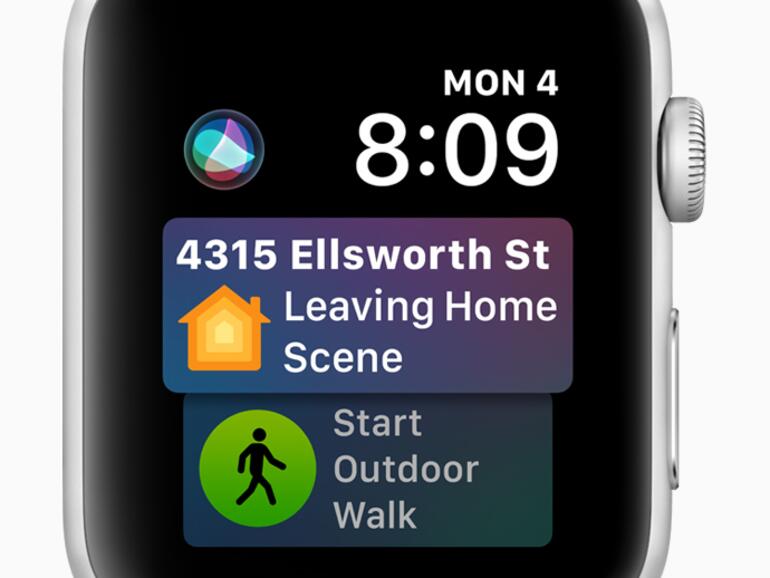 watchOS 5 mit Siri-Zifferblatt