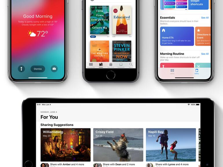 iOS 12 mit vielen neuen Funktionen