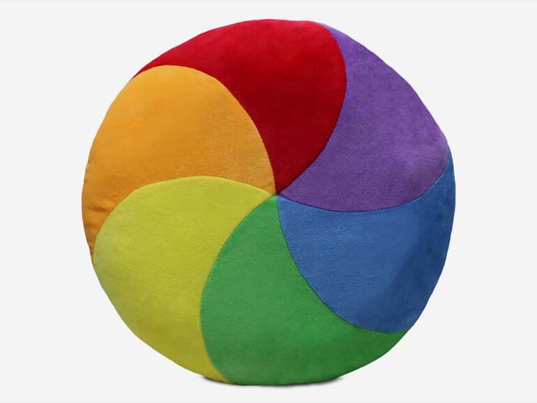 Der Beachball des Todes als Kissen