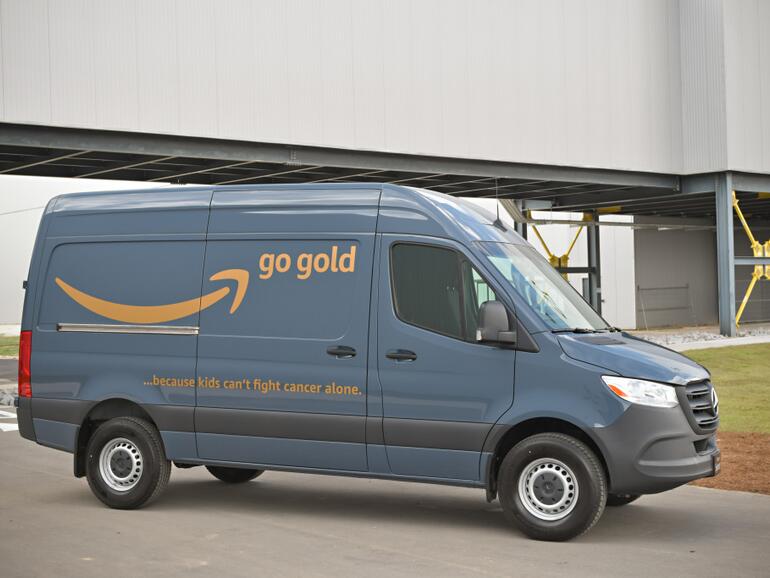 Mercedes Sprinter Lieferwagen für Amazon in den USA