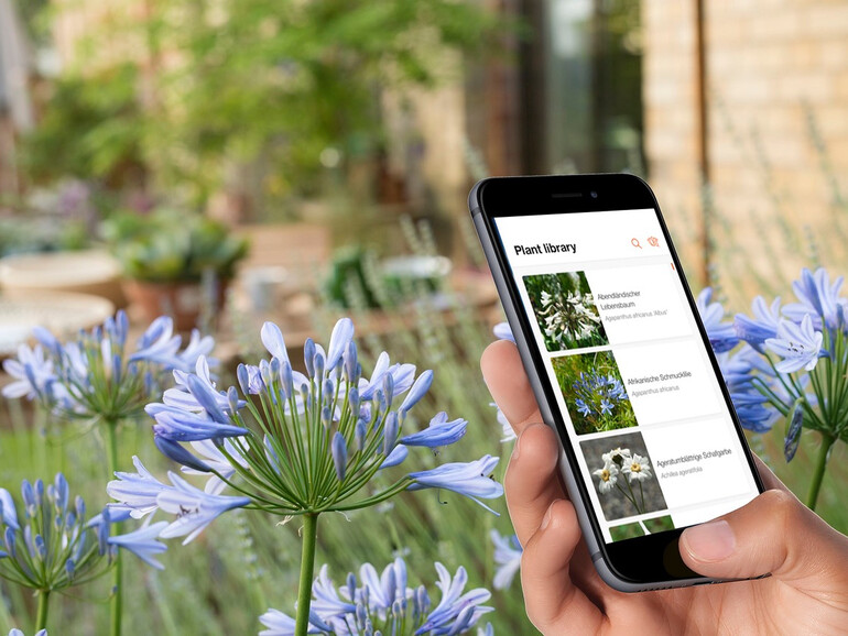 Gardena-App mit Pflanzenbibliothek
