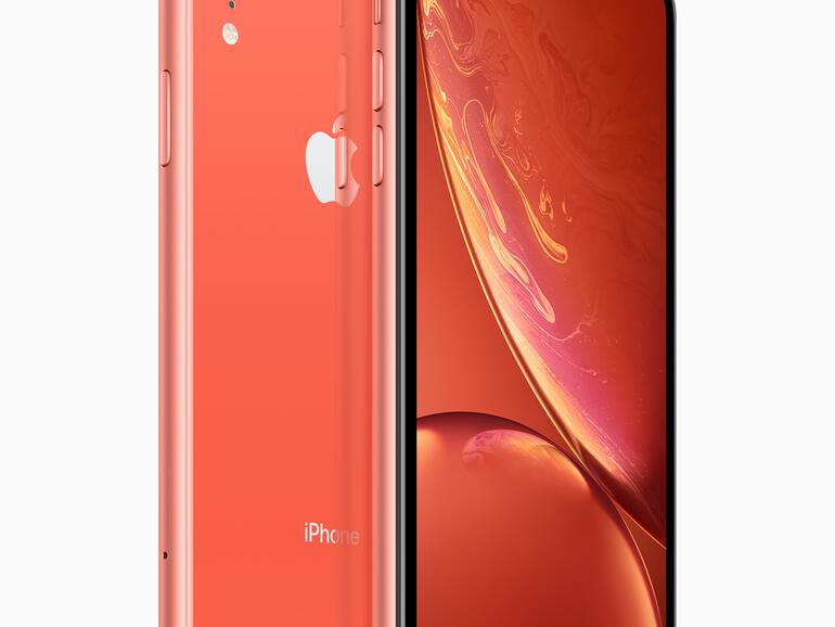 Das iPhone XR in Koralle