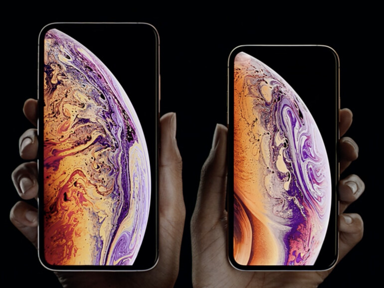 Zwei neue Top-Modelle: iPhone XS und iPhone XS Max.