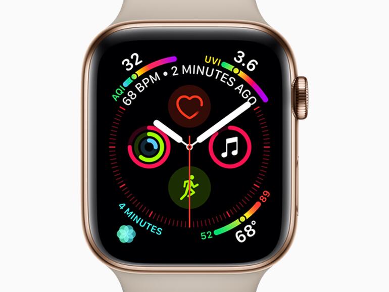 Mehr Platz auf dem Display der Apple Watch Series 4