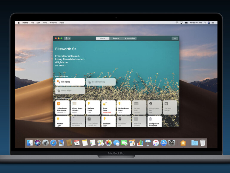 Home-App in macOS Mojave