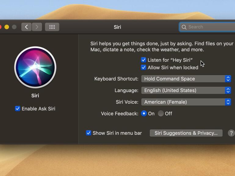 Hey Siri auf dem iMac Pro mit macOS Mojave