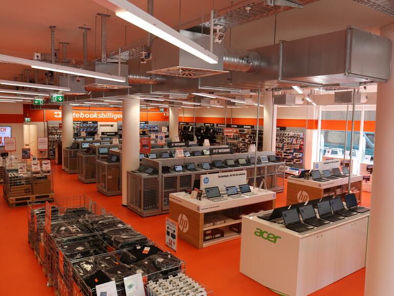Ladengeschäft von Notebooksbilliger