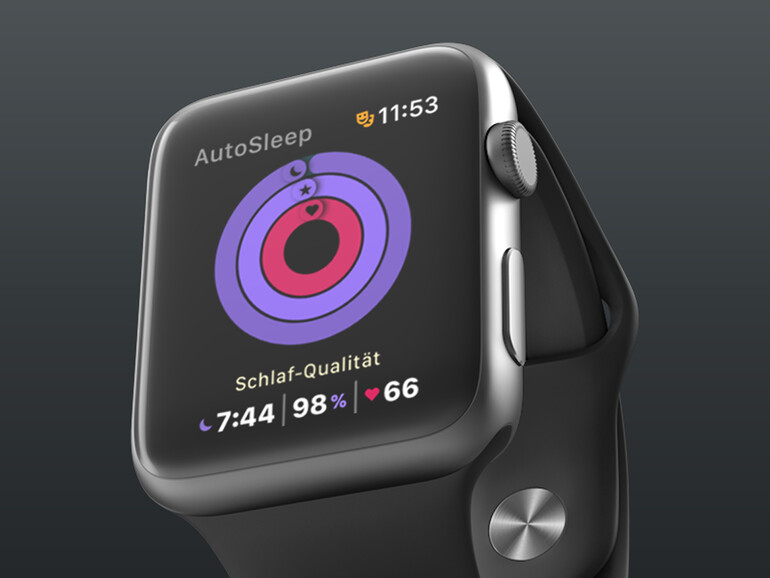 Die App AutoSleep auf der Apple Watch