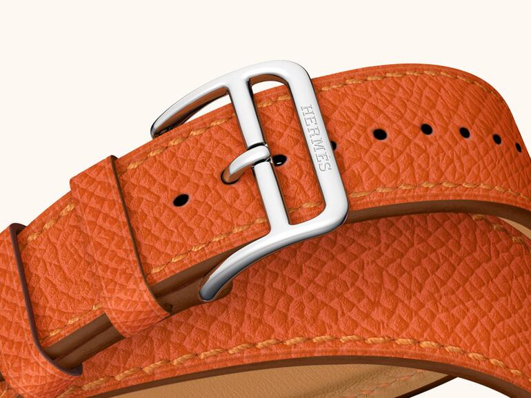 Leder-Armband für die Apple Watch Series 4 von Hermes