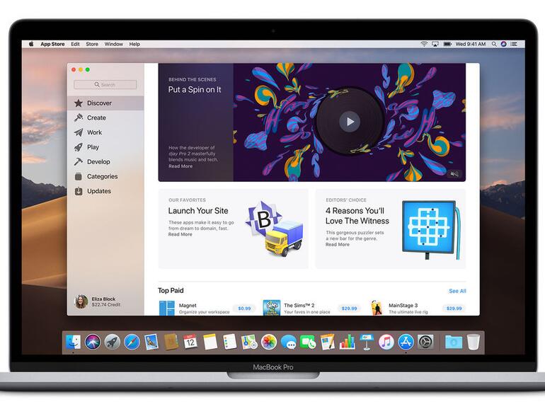 macOS Mojave auf dem MacBook