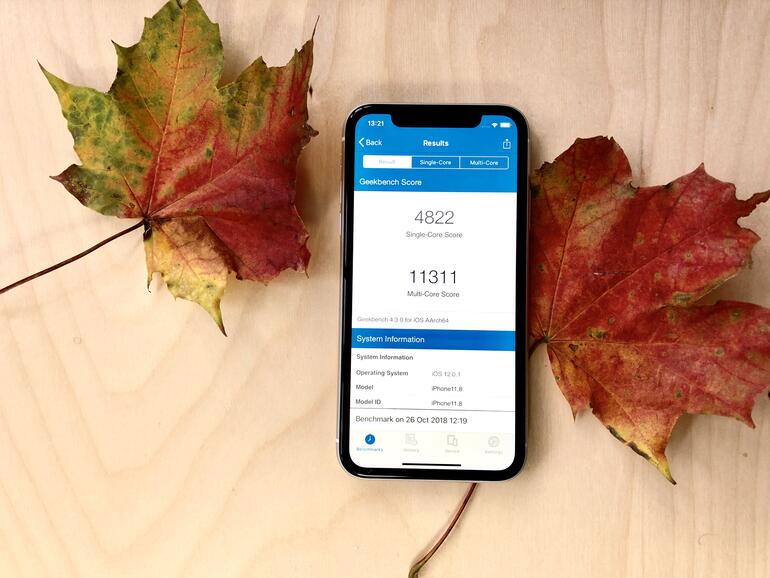 Das iPhone XR schlägt sich sehr gut im Benchmark-Test